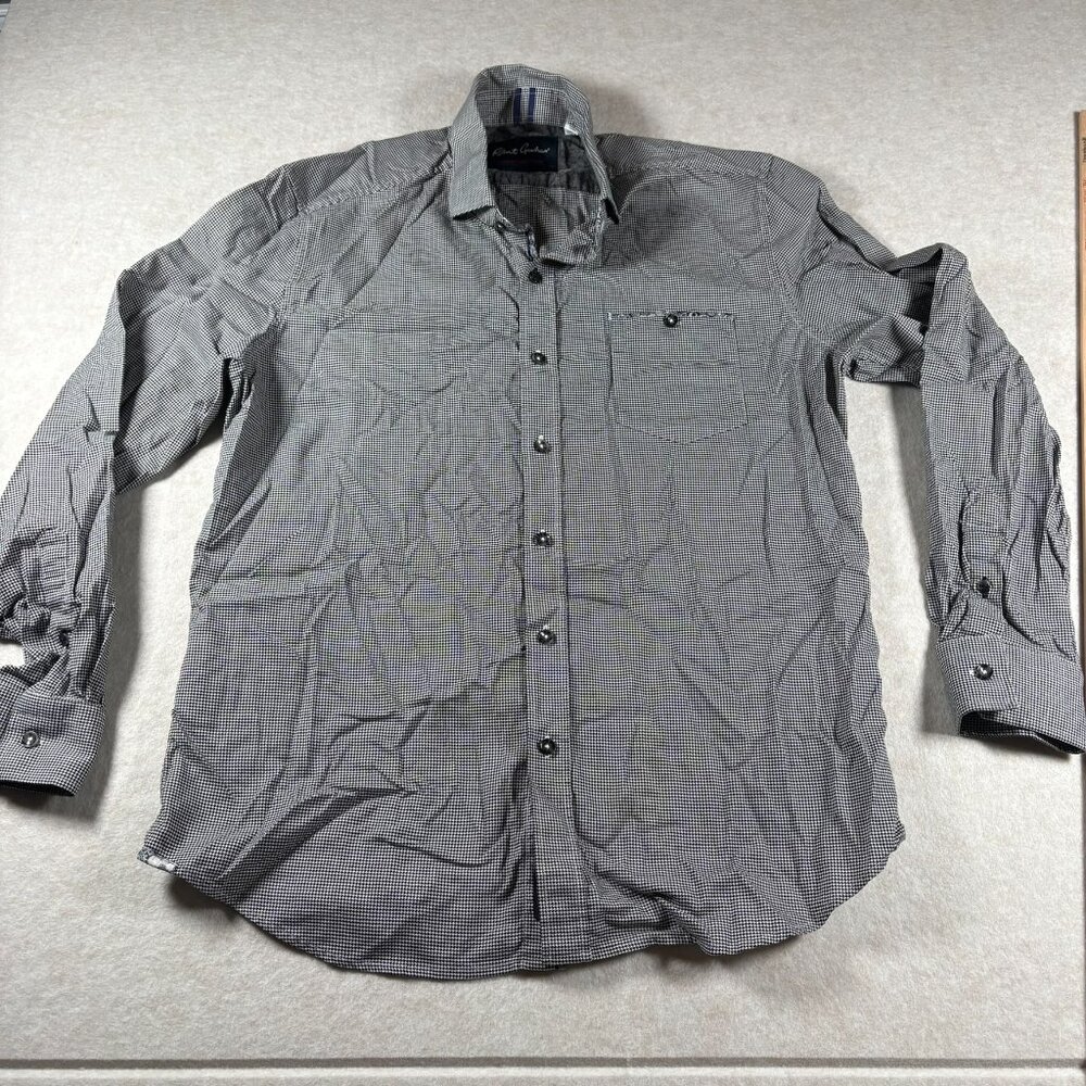 Robert Graham Modern Americana Tailored Fit XL Black White Houndstooth Stretch B